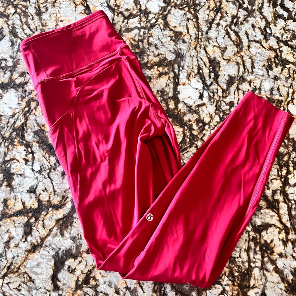 lululemon athletica Bright Pink Leggings